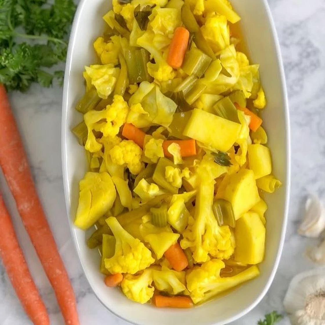 Turshi / pickled vegetables