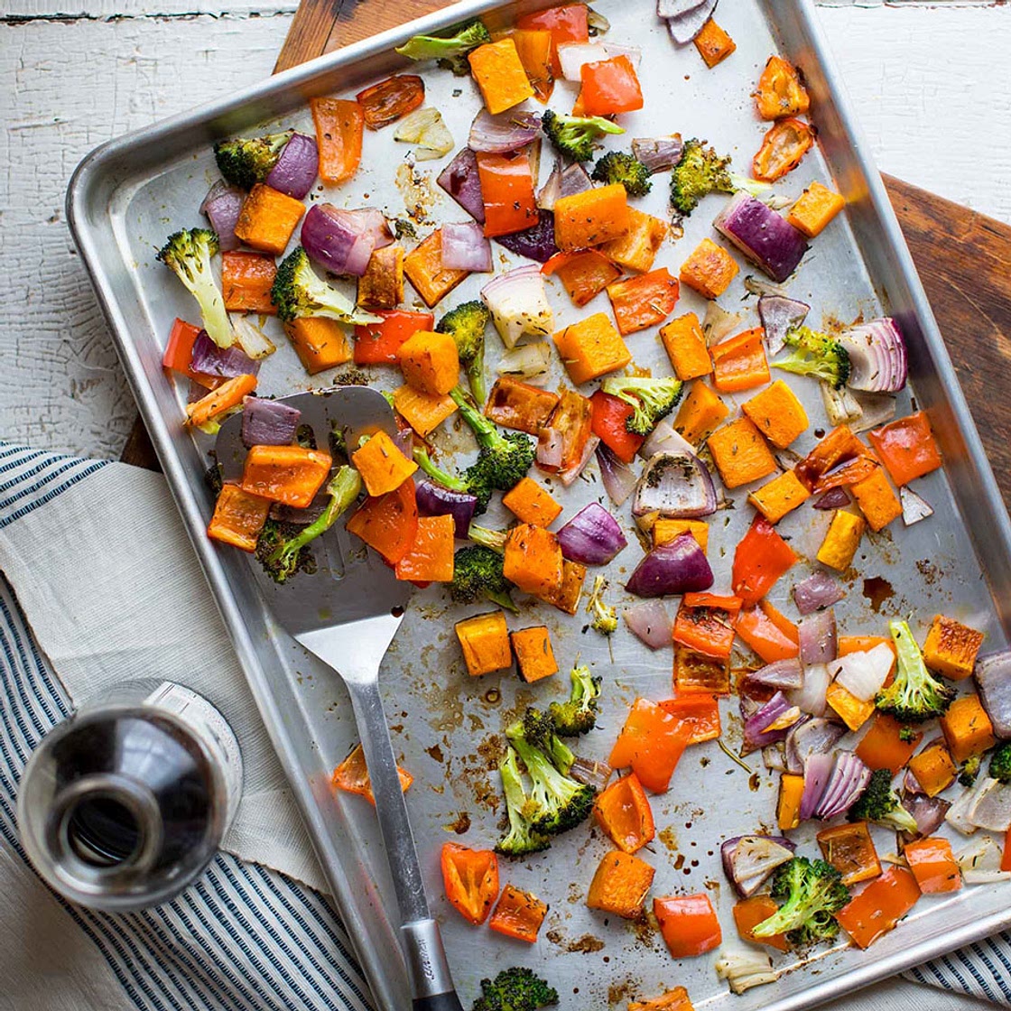 Colorful Roasted Sheet-Pan Veggies