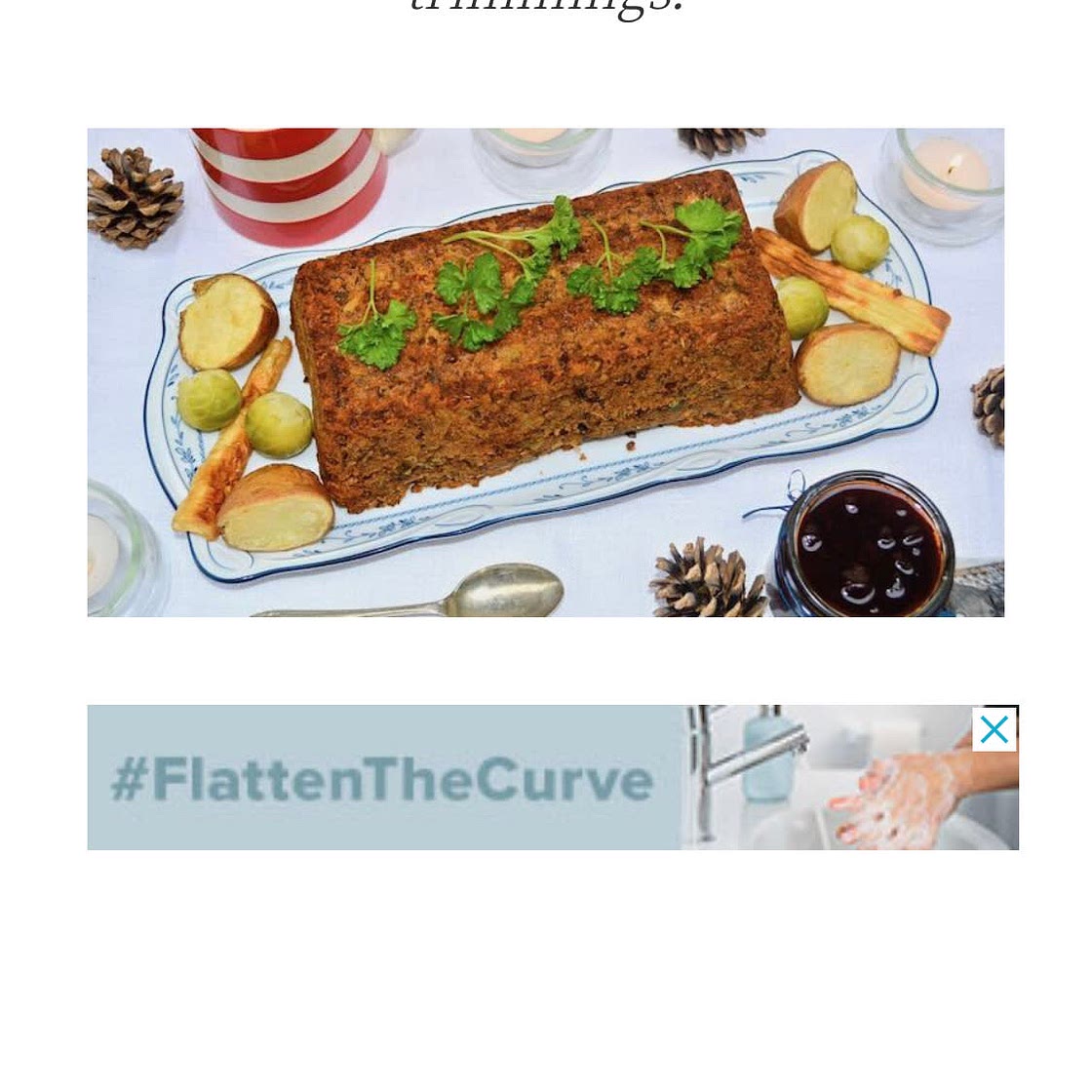 Lentil nut roast 
