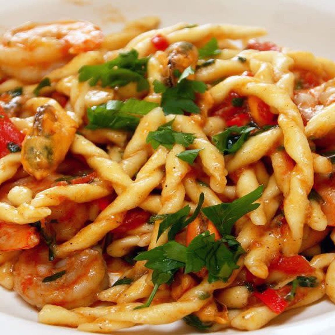 Busiate Siciliane Ai Frutti Di Mare