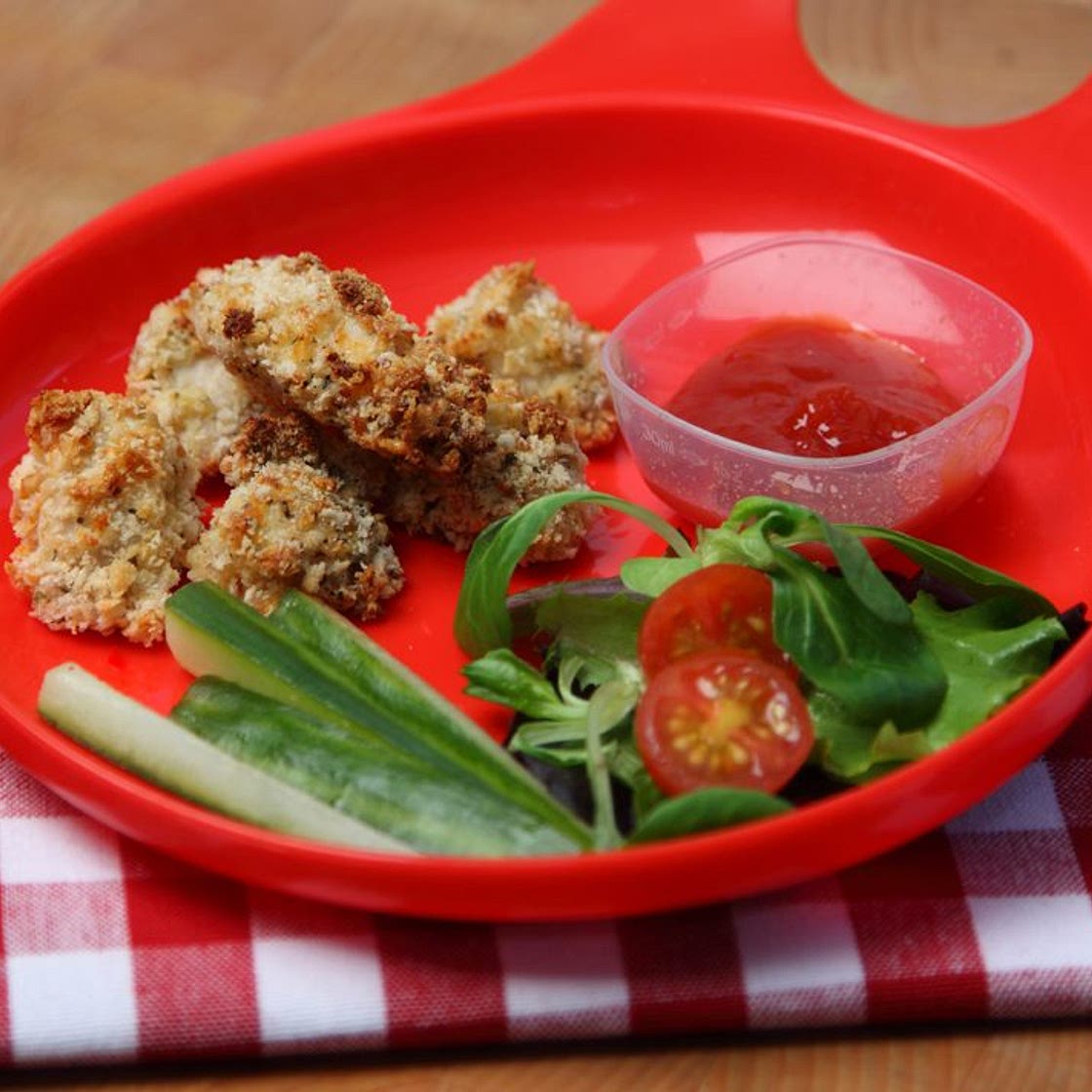 Homemade chicken nuggets