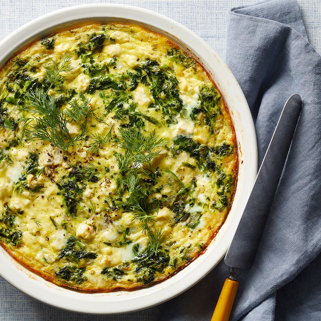 Spinach & Feta Quiche