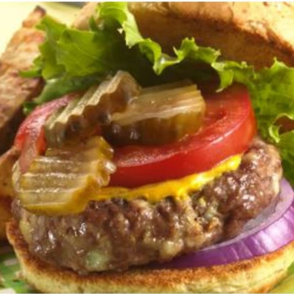 Broiled Dijon Burgers