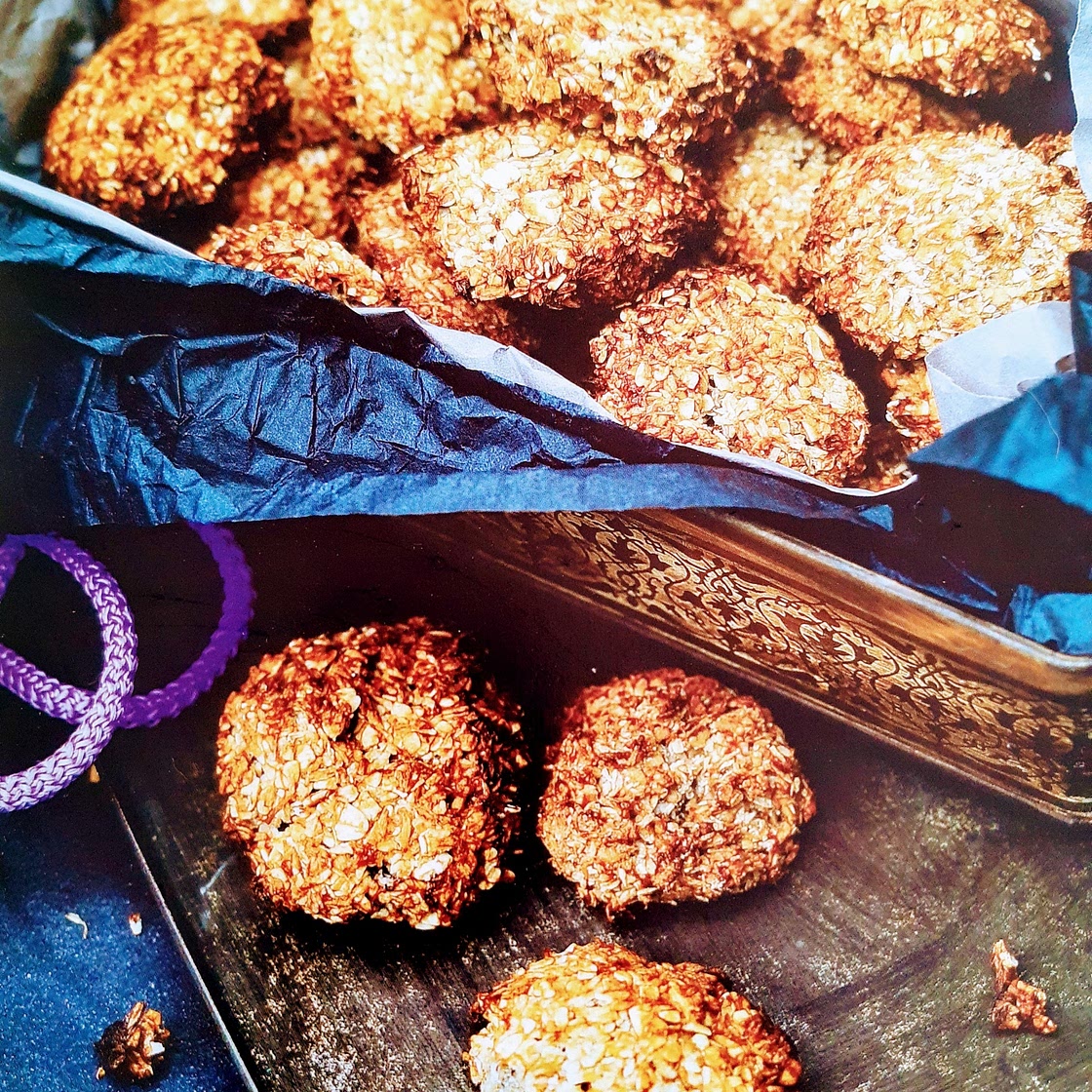 Koekjes van havermout banaan en kokos