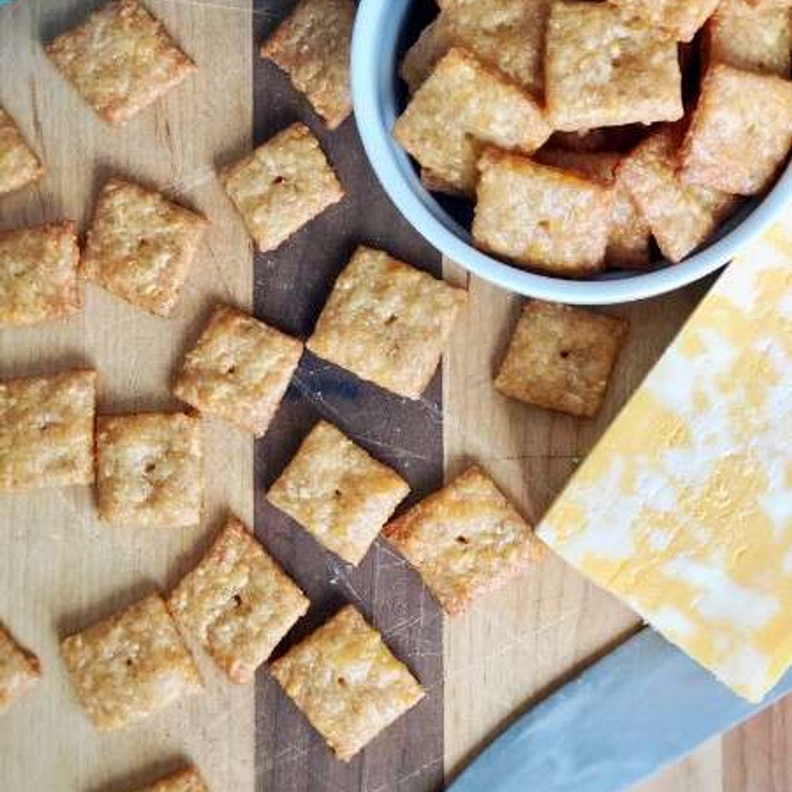 Cheesy Einkorn Crackers | Einkorn.com