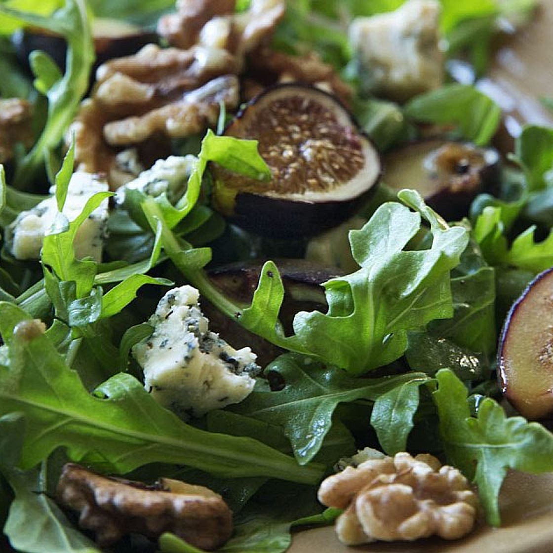 Warm Fig & Arugula Salad | Recipes