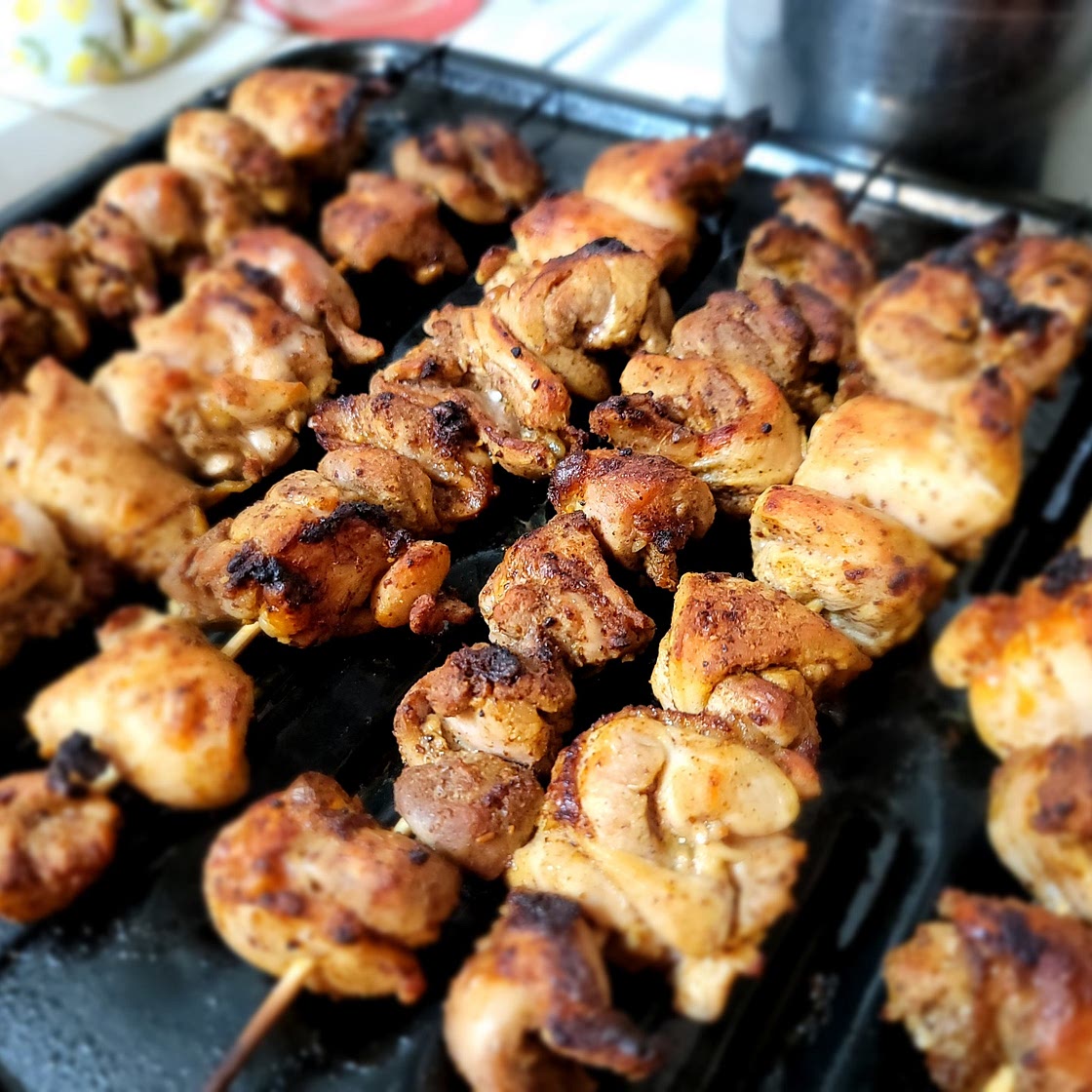 Mediterranean chicken kabob