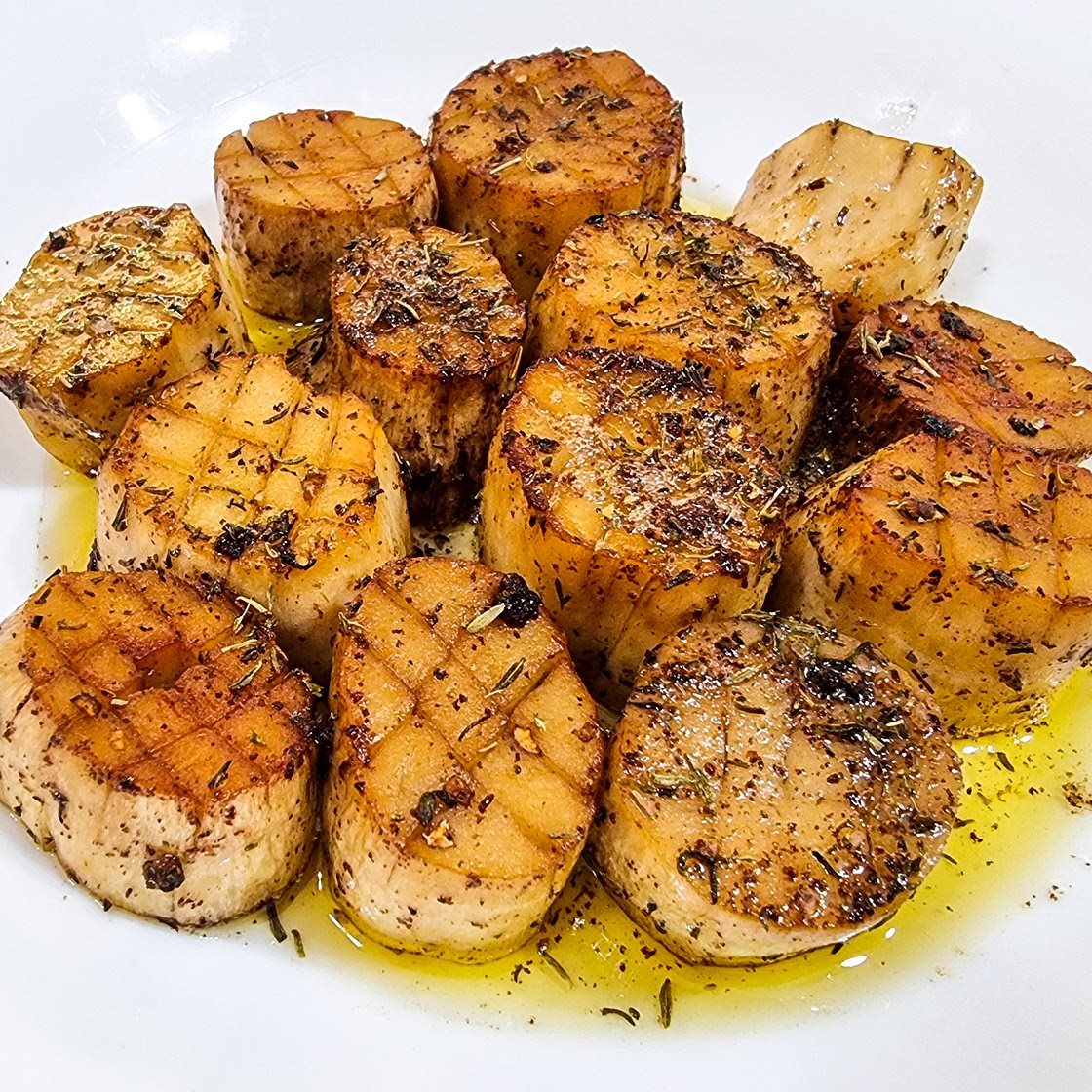 Brown Butter Mushroom Scallops