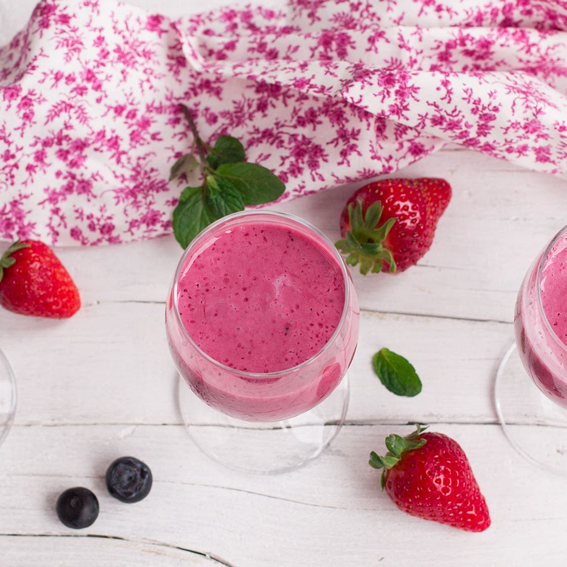 Smoothie ai frutti di bosco