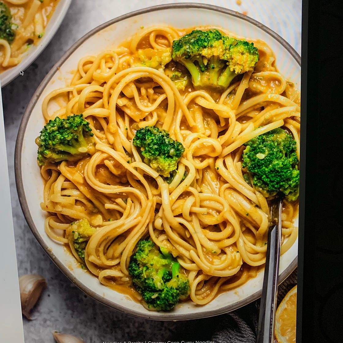 creamy coco curry noodles 