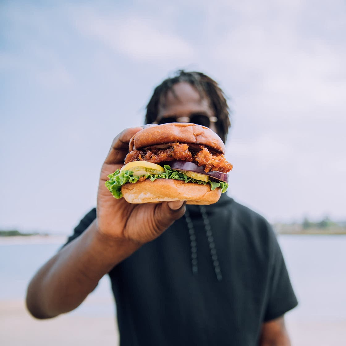 Crispy BBQ Mushroom Sandwich (Lion's Mane Mushrooms)