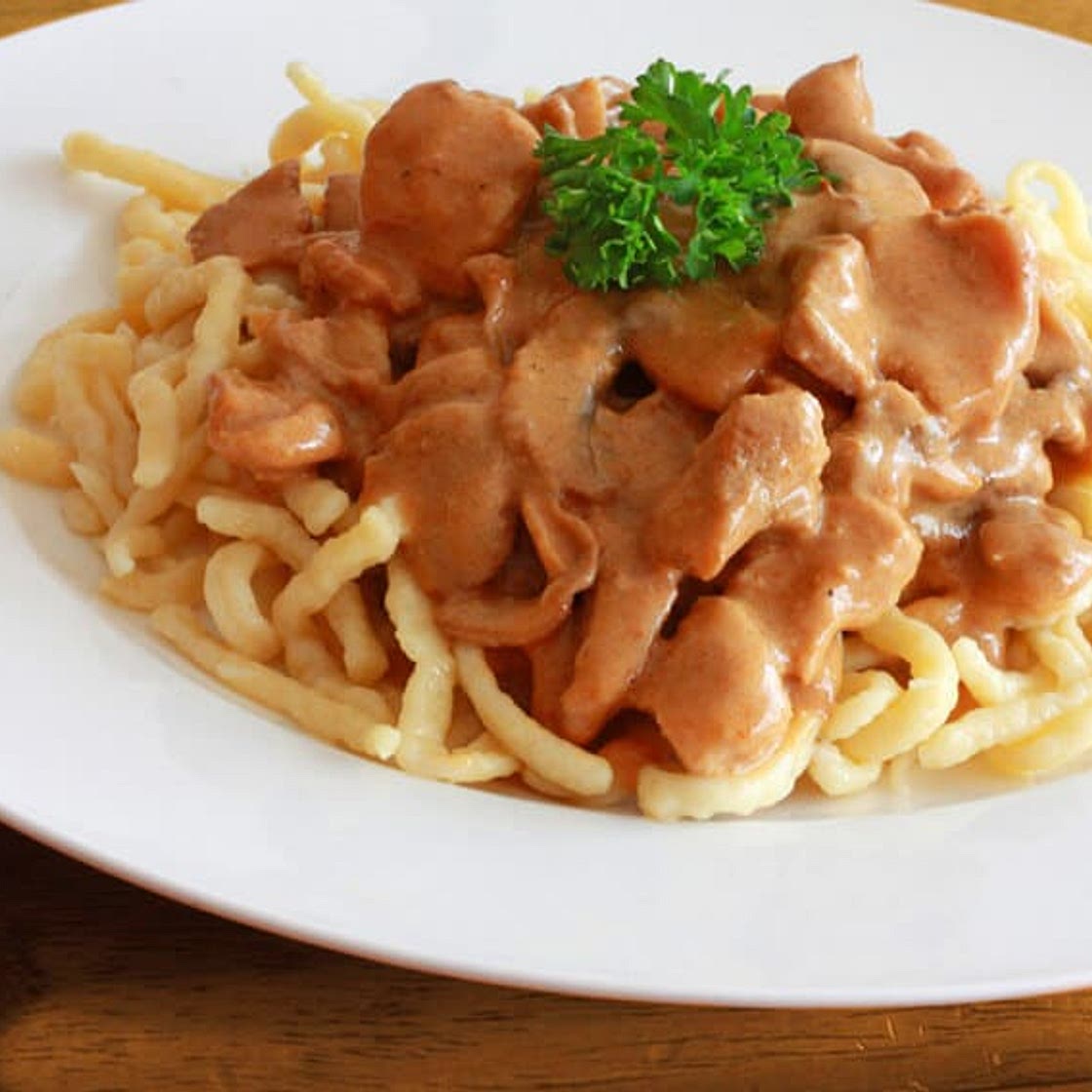 Geschnetzeltes (Creamy Hunter's Sauce)