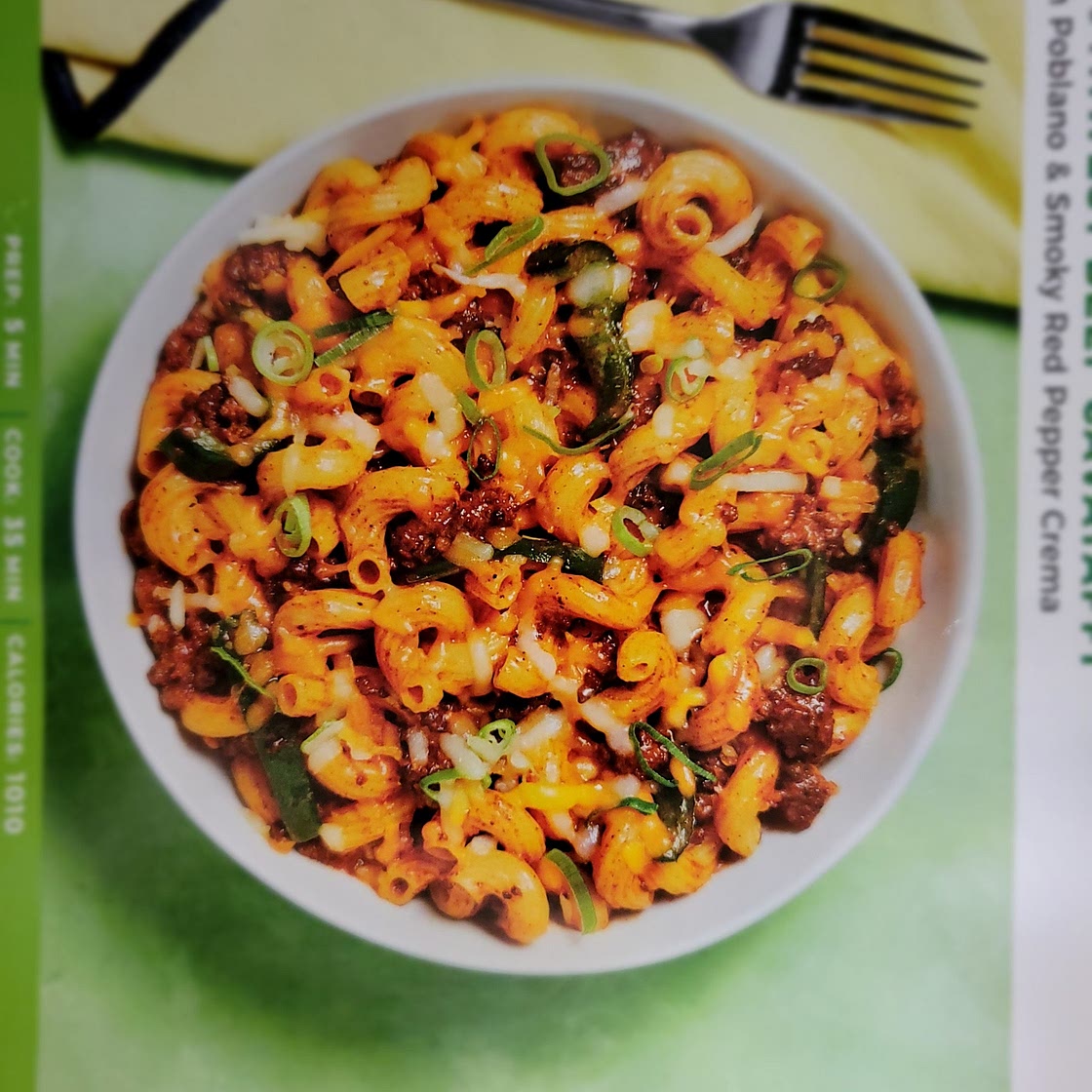 Southwest Beef Cavatappi