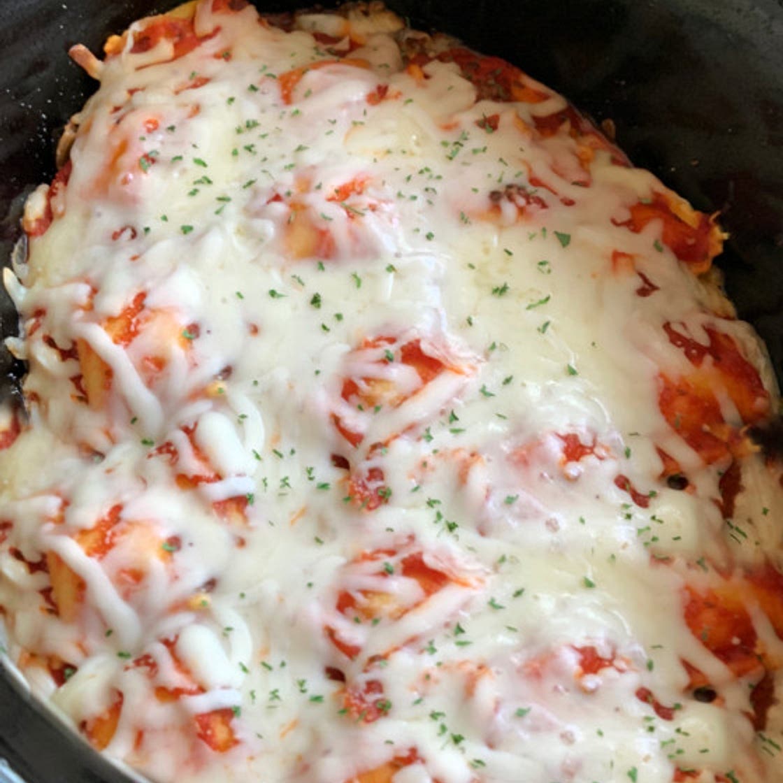 Slow Cooker Ravioli Lasagna (Easy)
