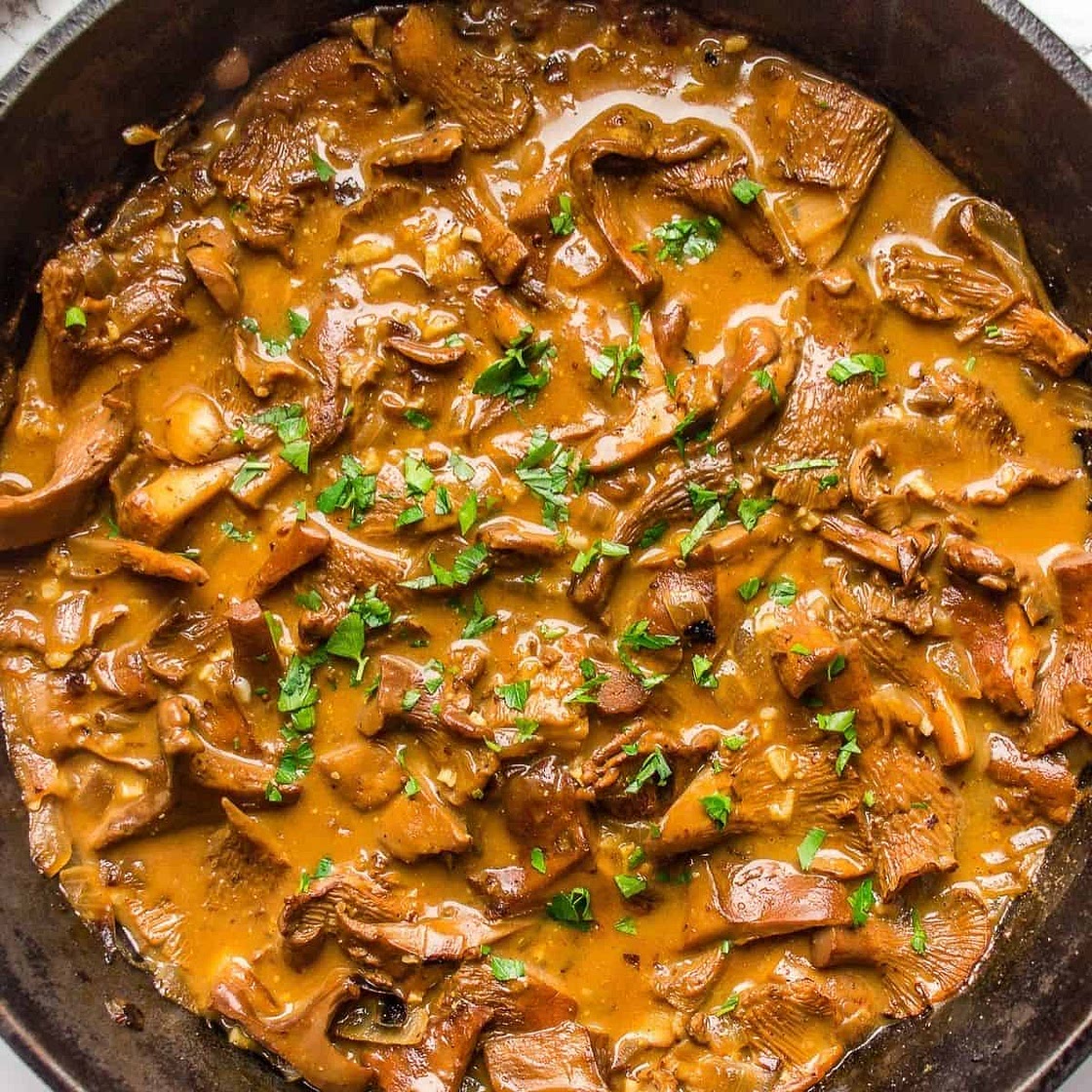 Vegan Mushroom Stroganoff