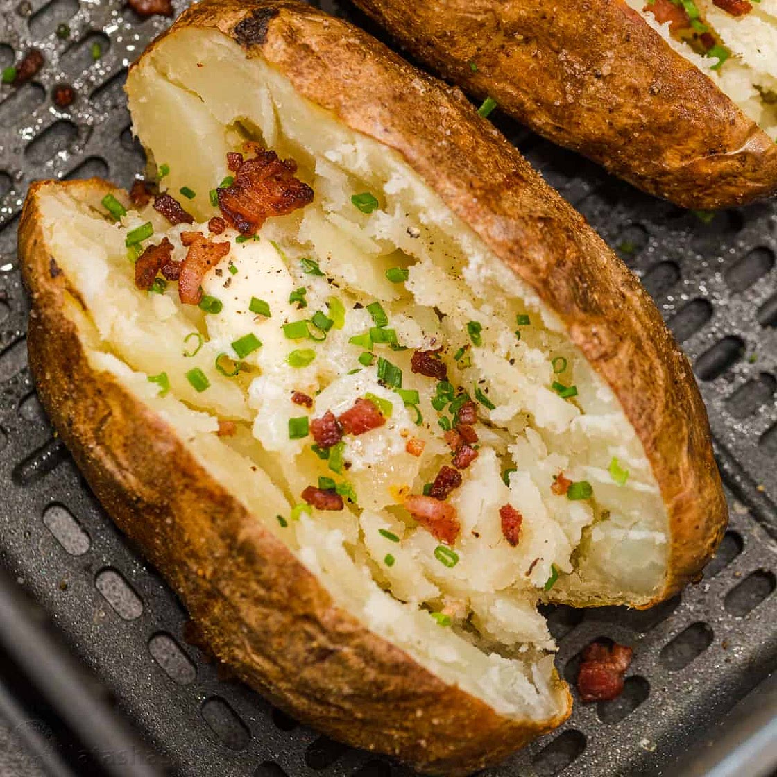 Air Fryer Baked Potatoes