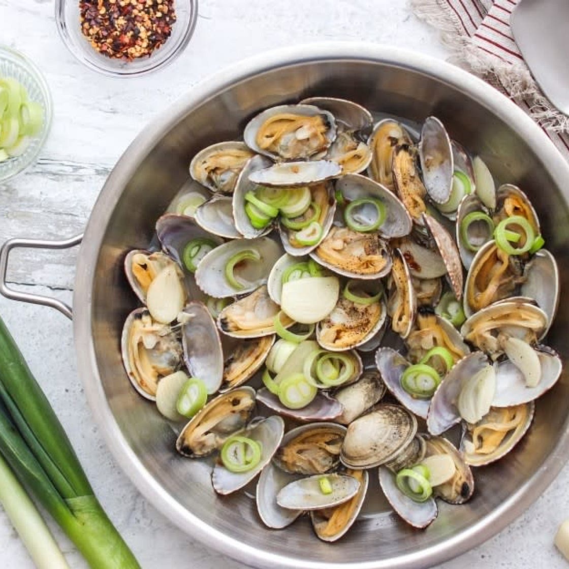 바지락술찜, 바지락 해감법도 쉬운 술안주 레시피