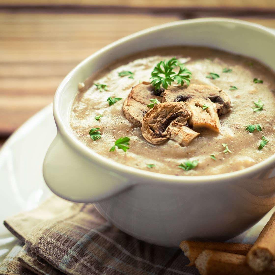 Creamy Mushroom Bisque