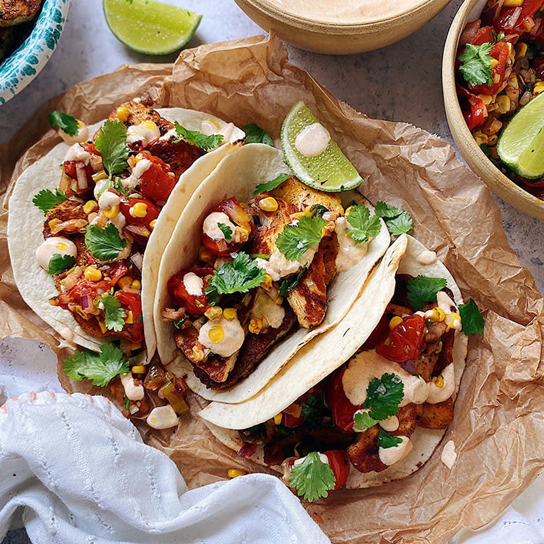 Halloumi Tacos