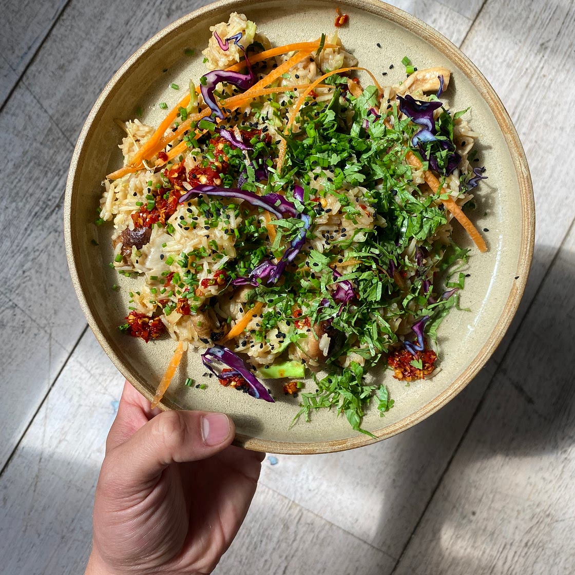 Broccoli Stem Fried Rice