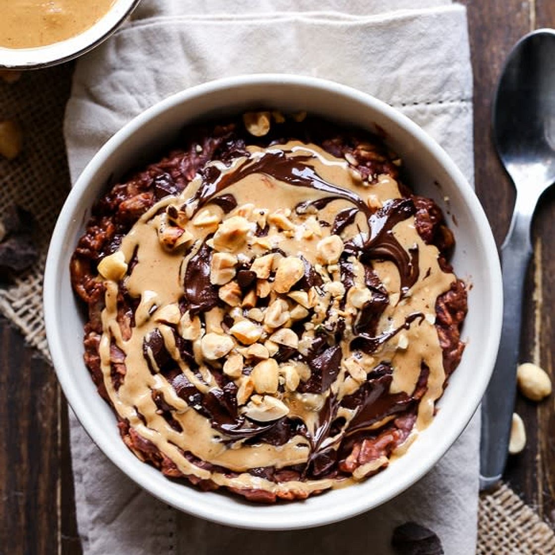 Chocolate Peanut butter Oatmeal