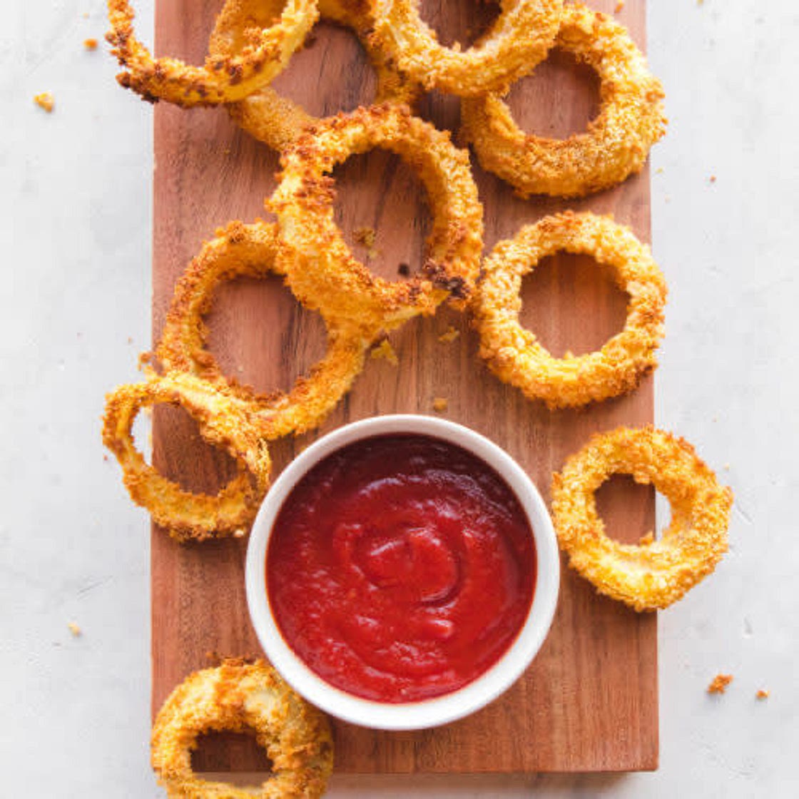 Healthy Vegan Onion Rings