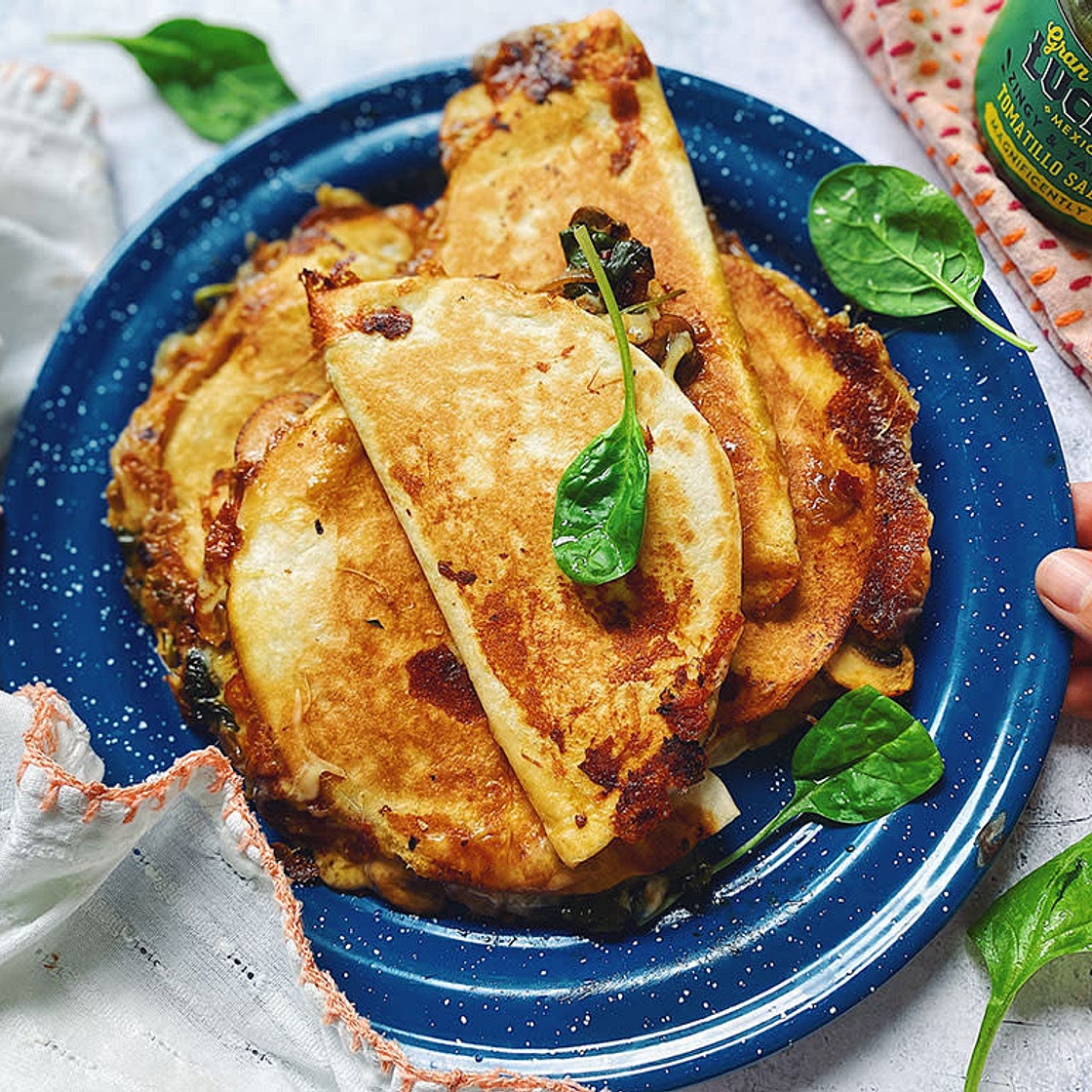 Mushroom Quesadilla