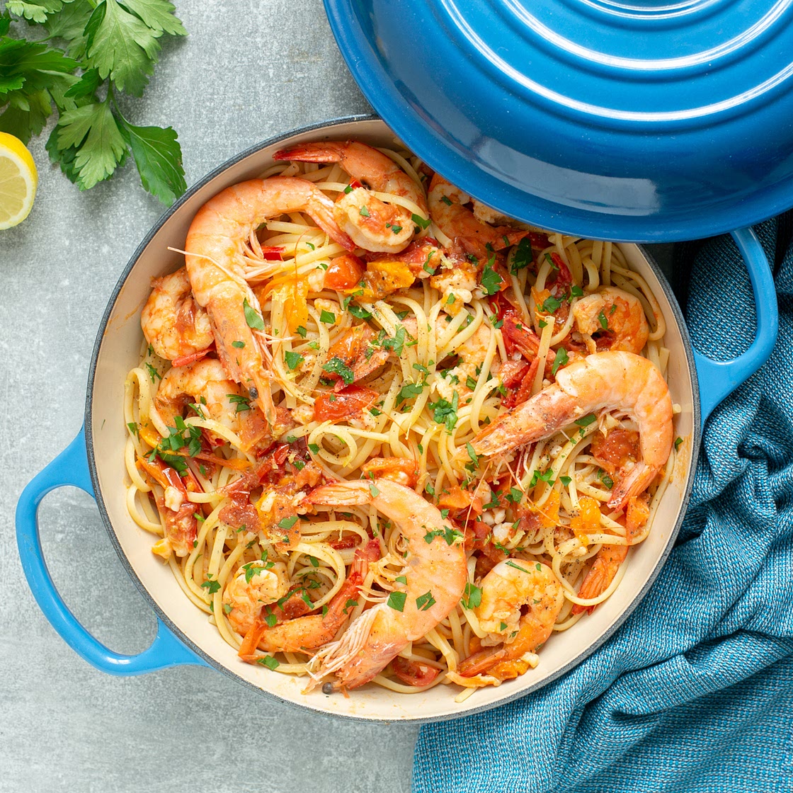 Prawn Linguine - Authentic Italian Recipe