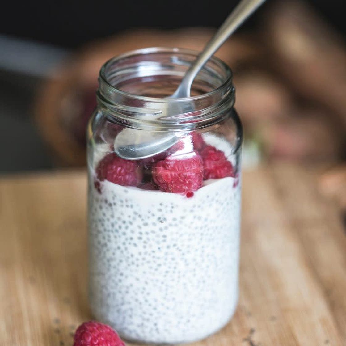 Vanilla Chia Seed Almond Pudding