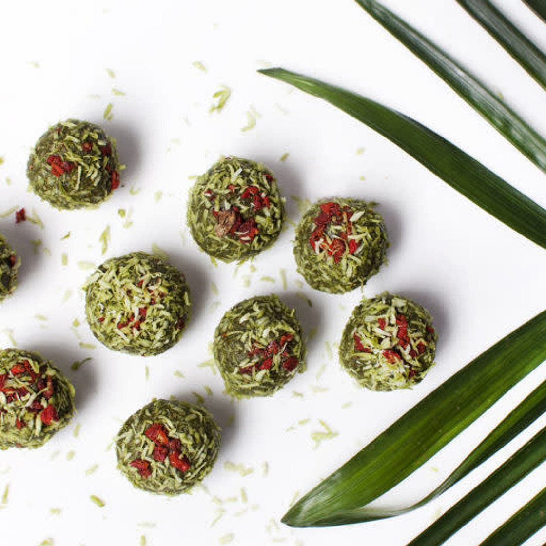 Raw Matcha Energy Balls