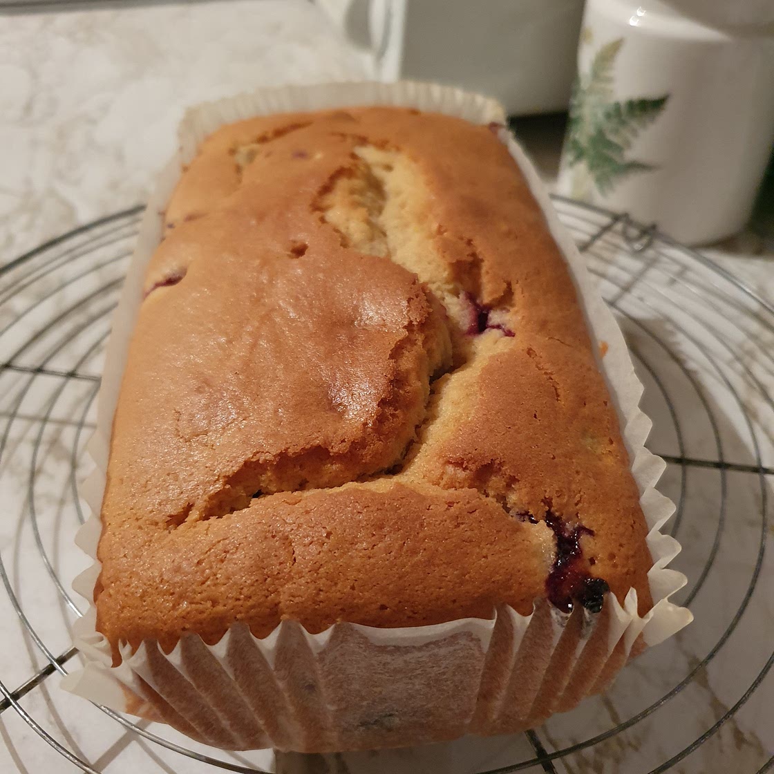 Vegan Blackcurrant Loaf Cake