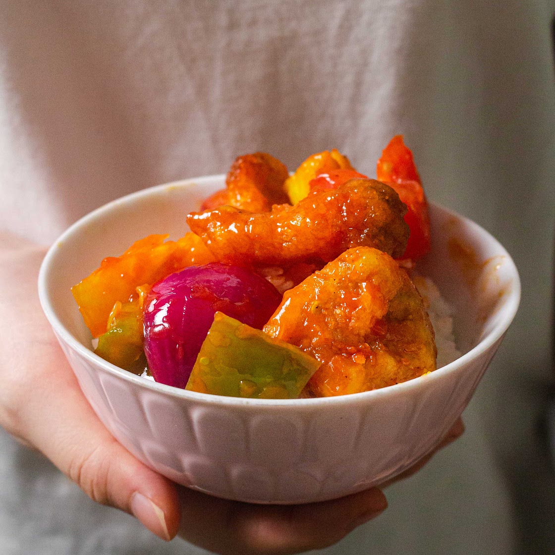 Vegan Sweet and Sour Pork 咕噜肉 (Monkey Head Mushroom 猴头菇)