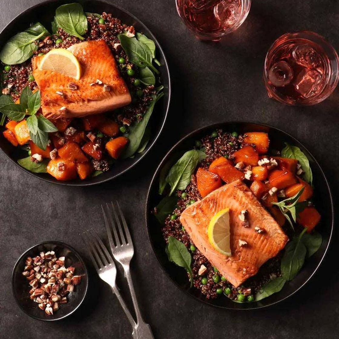 Trout & Honey-Glazed Butternut