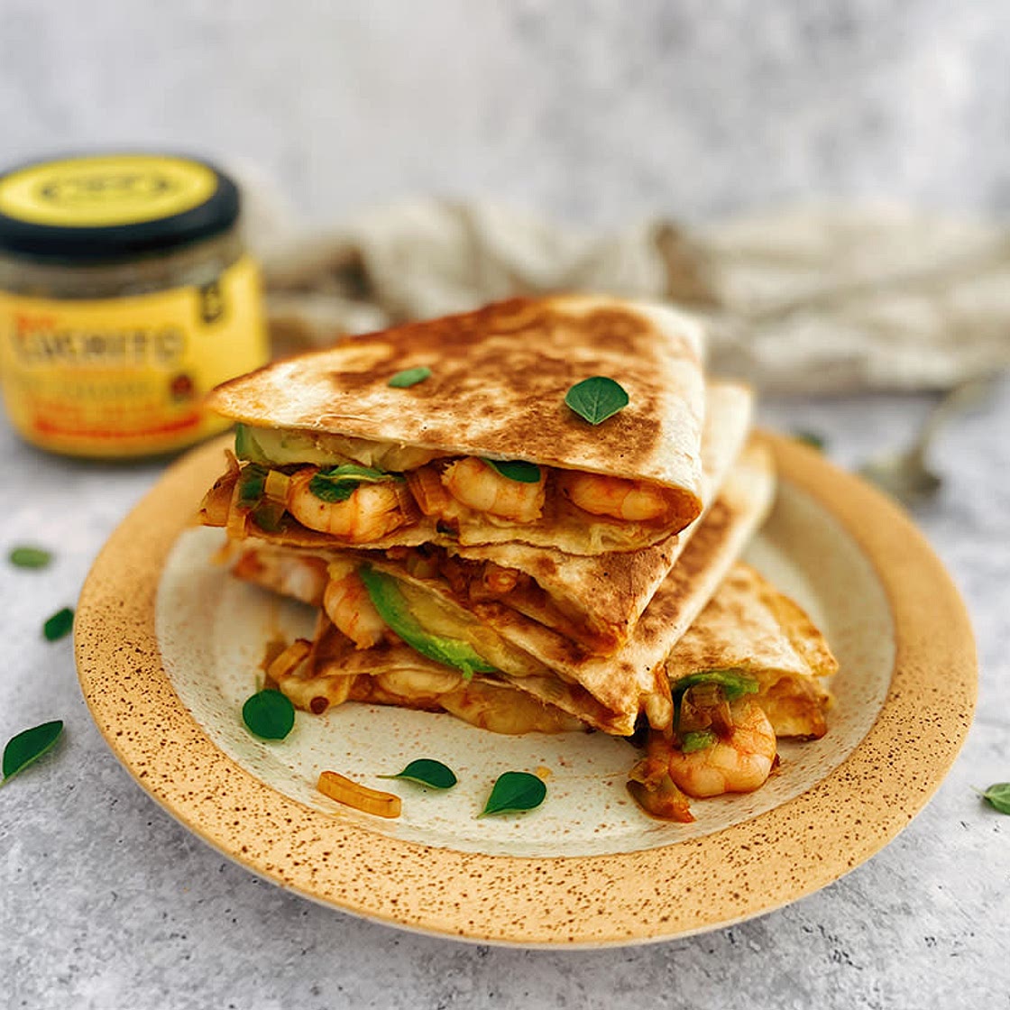 Prawn Quesadilla