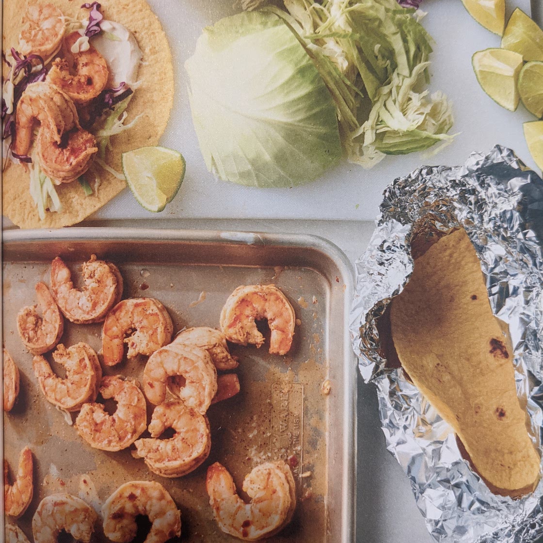 Roasted Shrimp Tacos with Cumin and Chile