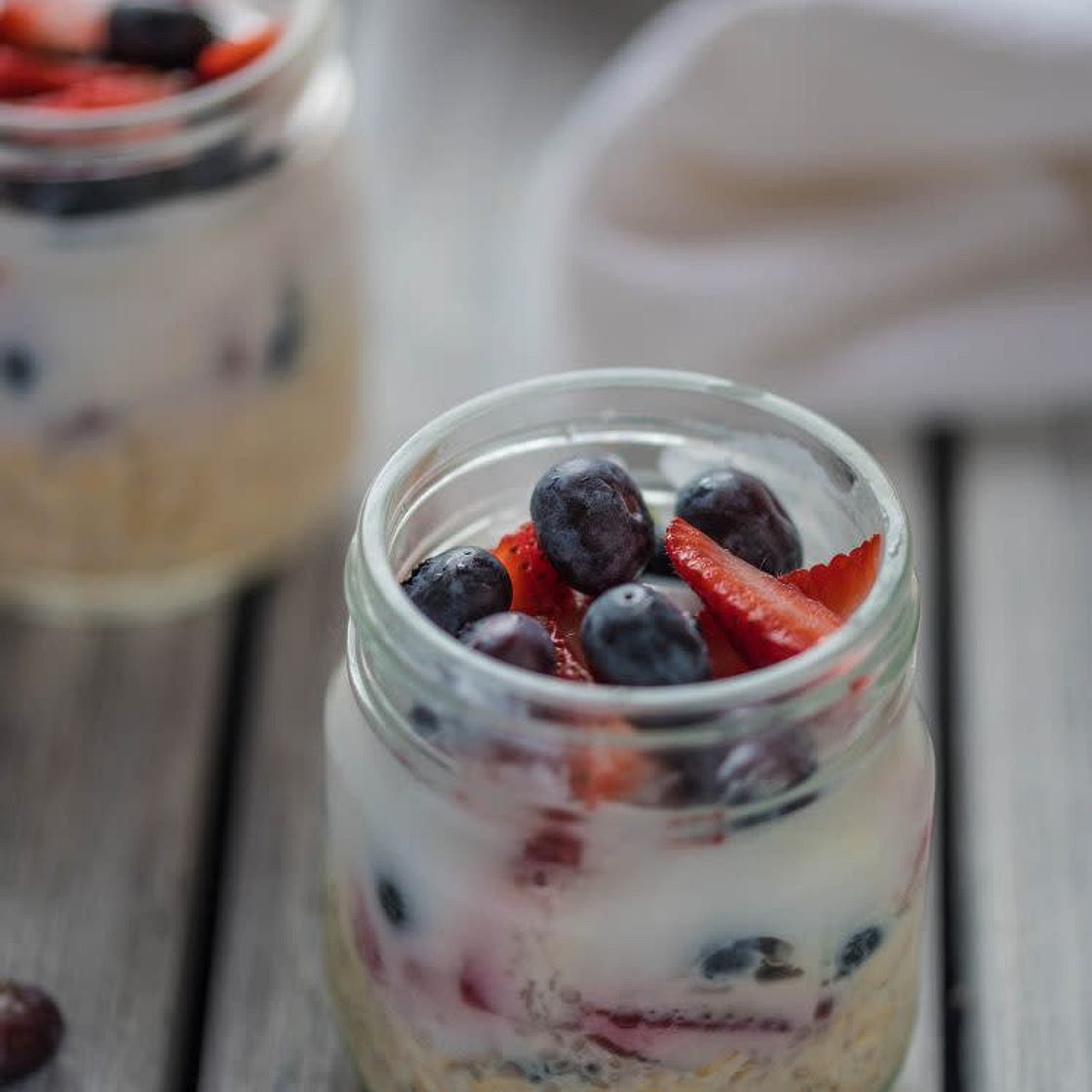 Fruity Overnight Oat Cups