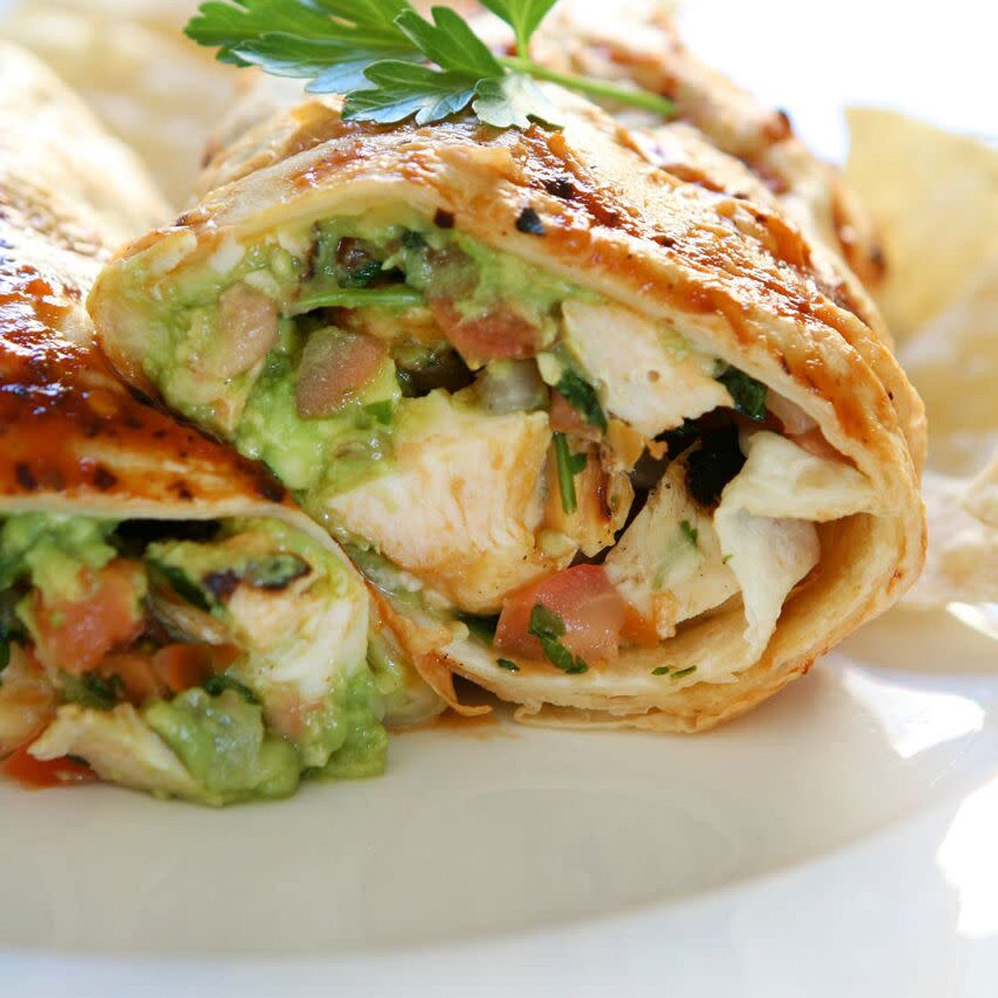 Chicken Avocado Burrito