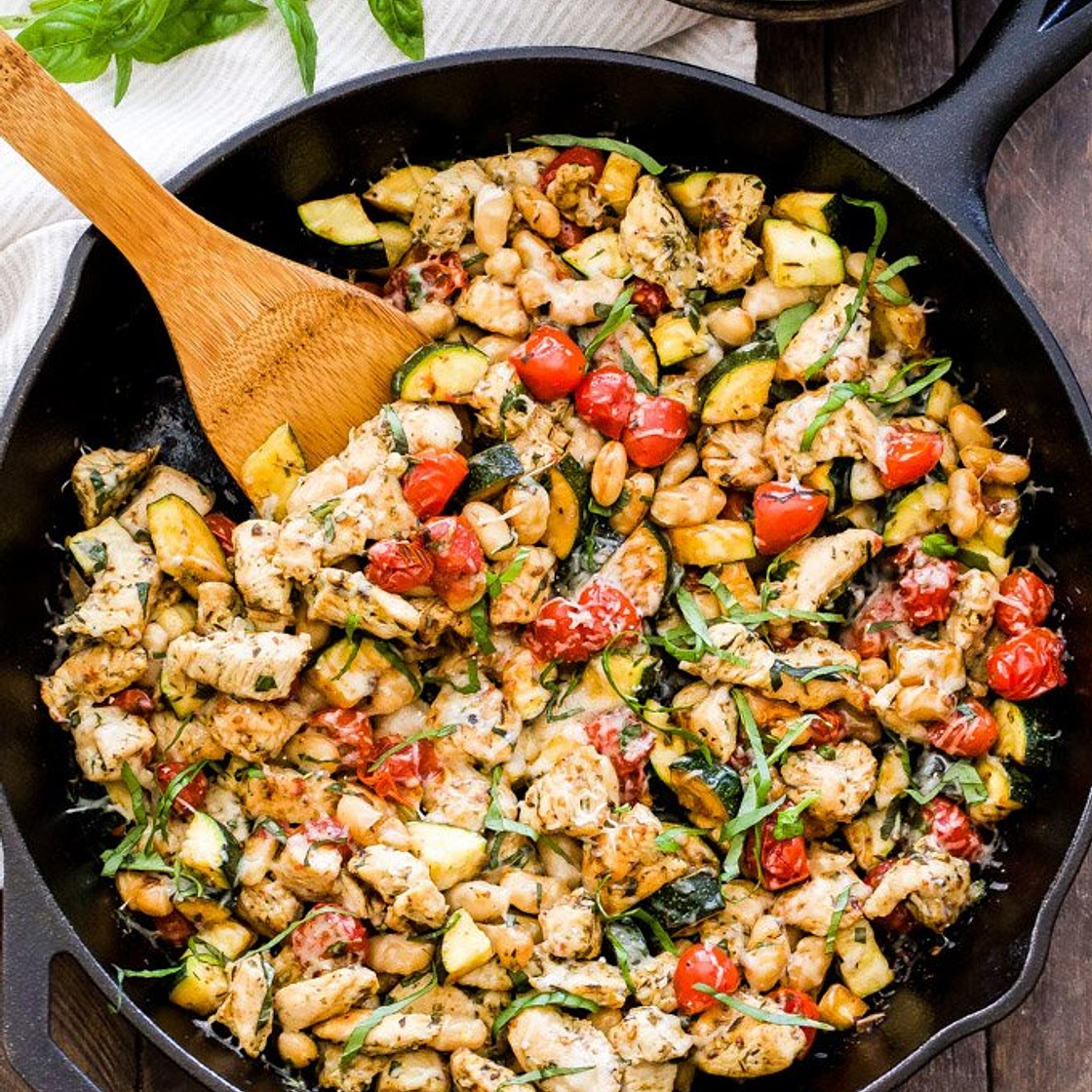 Italian Chicken and Vegetable Skillet