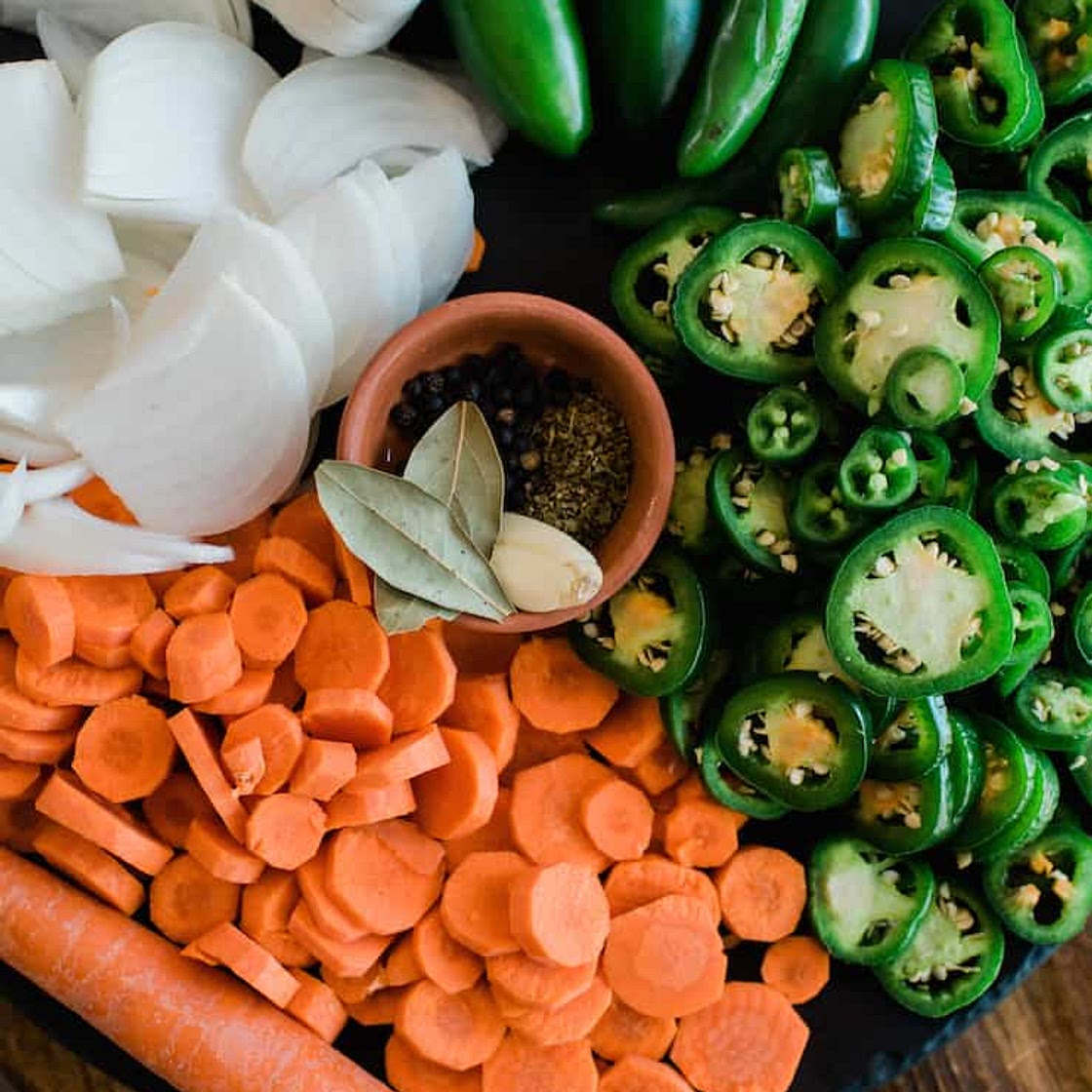 Escabeche (Pickled Jalapeños)