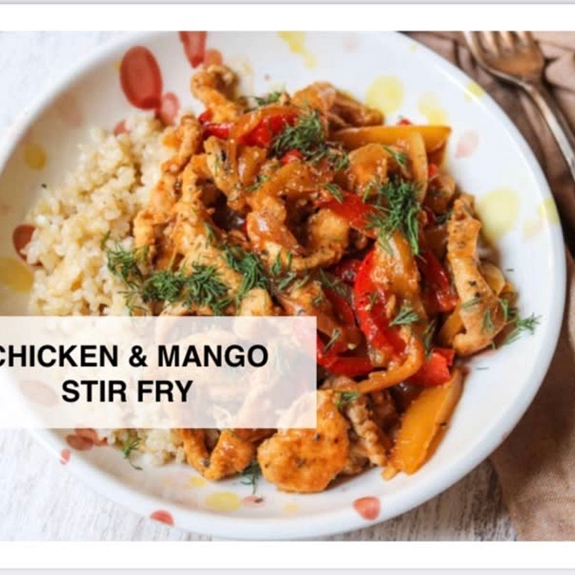 Chicken Mango Stir Fry