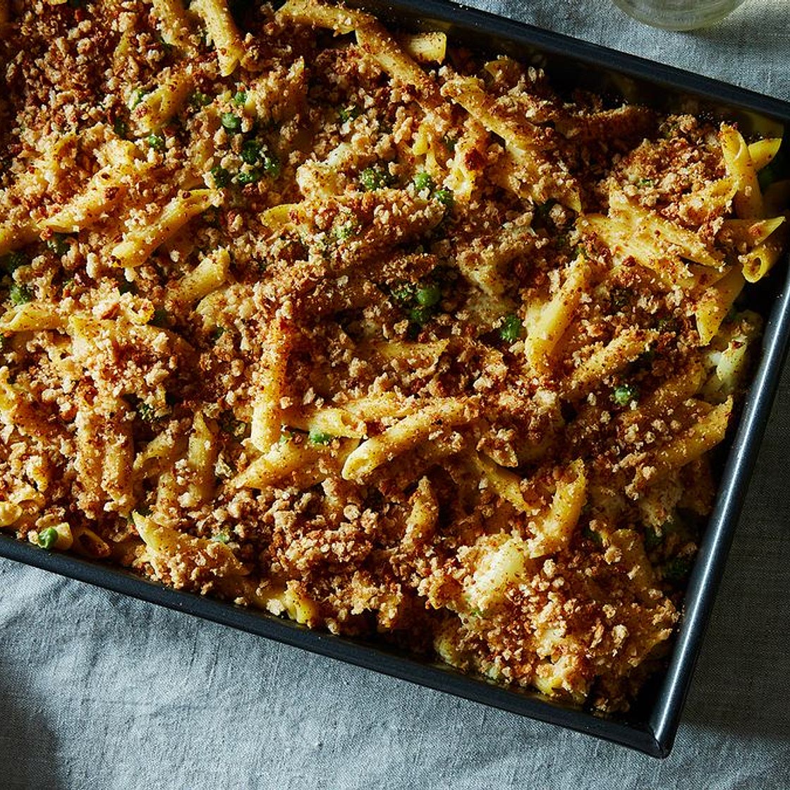 Vegan Cauliflower Alfredo Bake