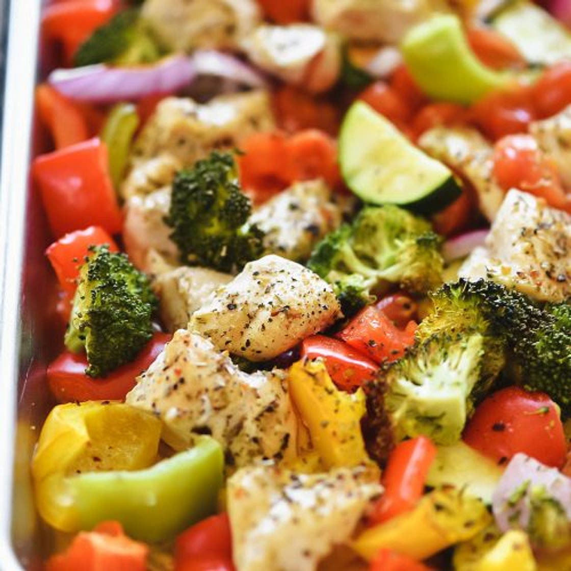 Oven Roasted Chicken and Veggies