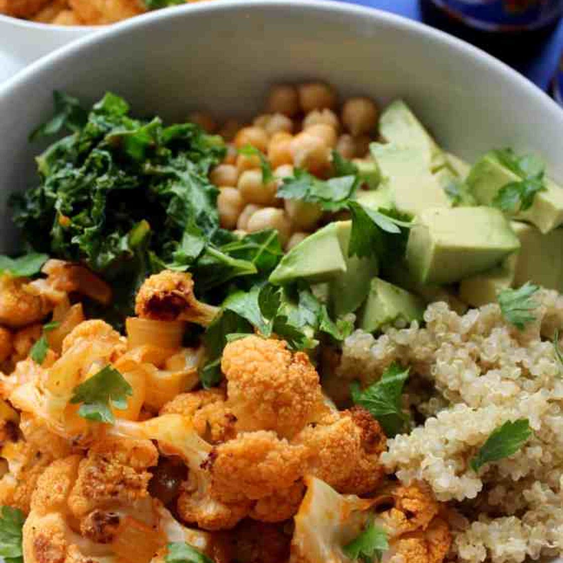 Spicy Cauliflower Power Bowl