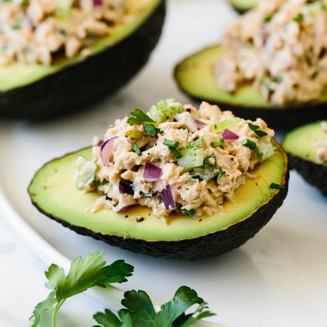 Tuna Stuffed Avocado