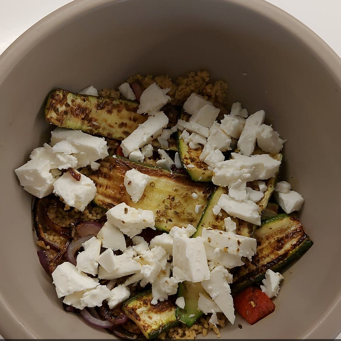 GRIDDLED VEGETABLE COUSCOUS