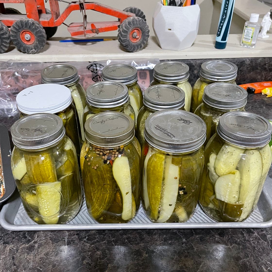 One jar pickles 