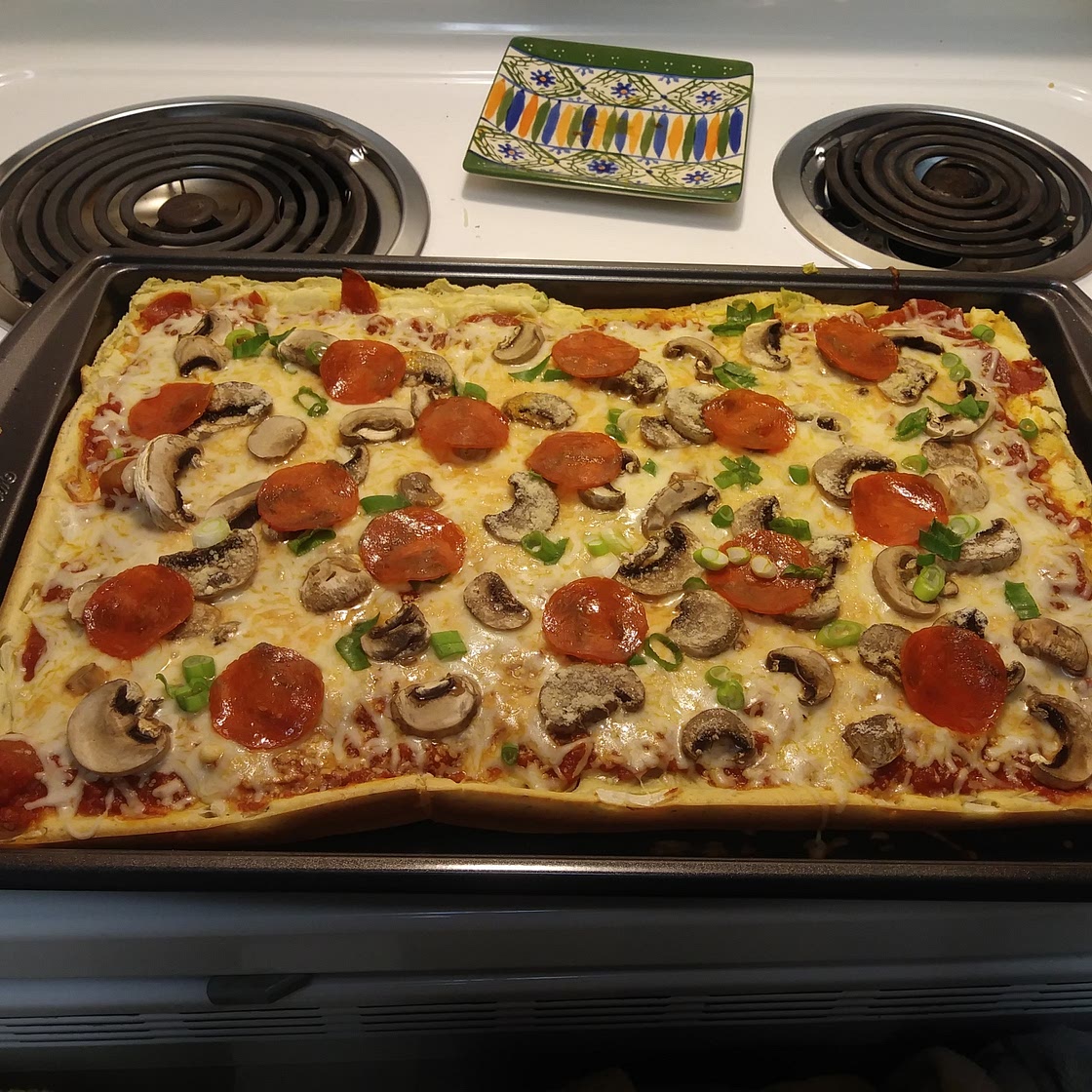 Crazy crust pizza