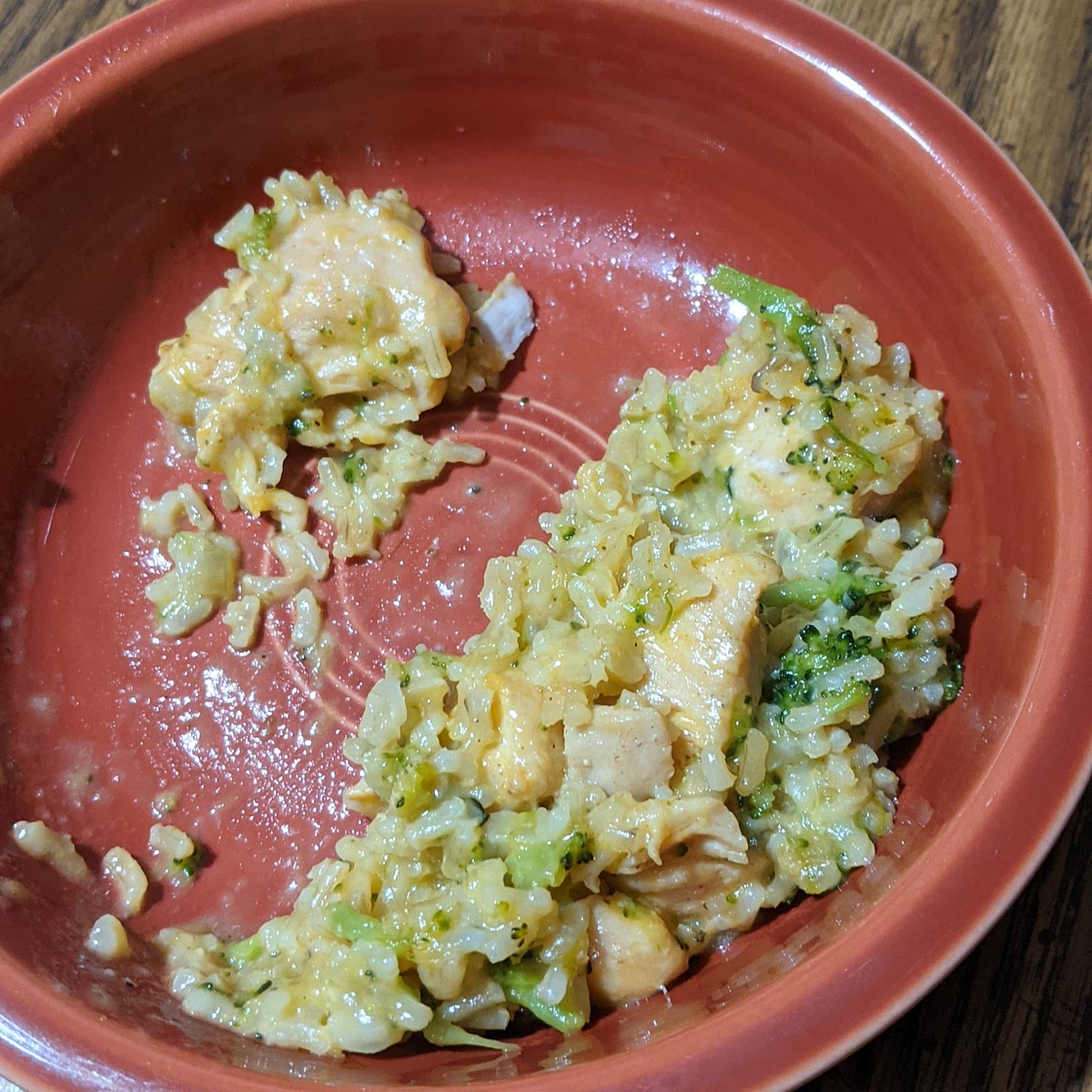 One-Pan Cheesy Chicken, Broccoli, and Rice