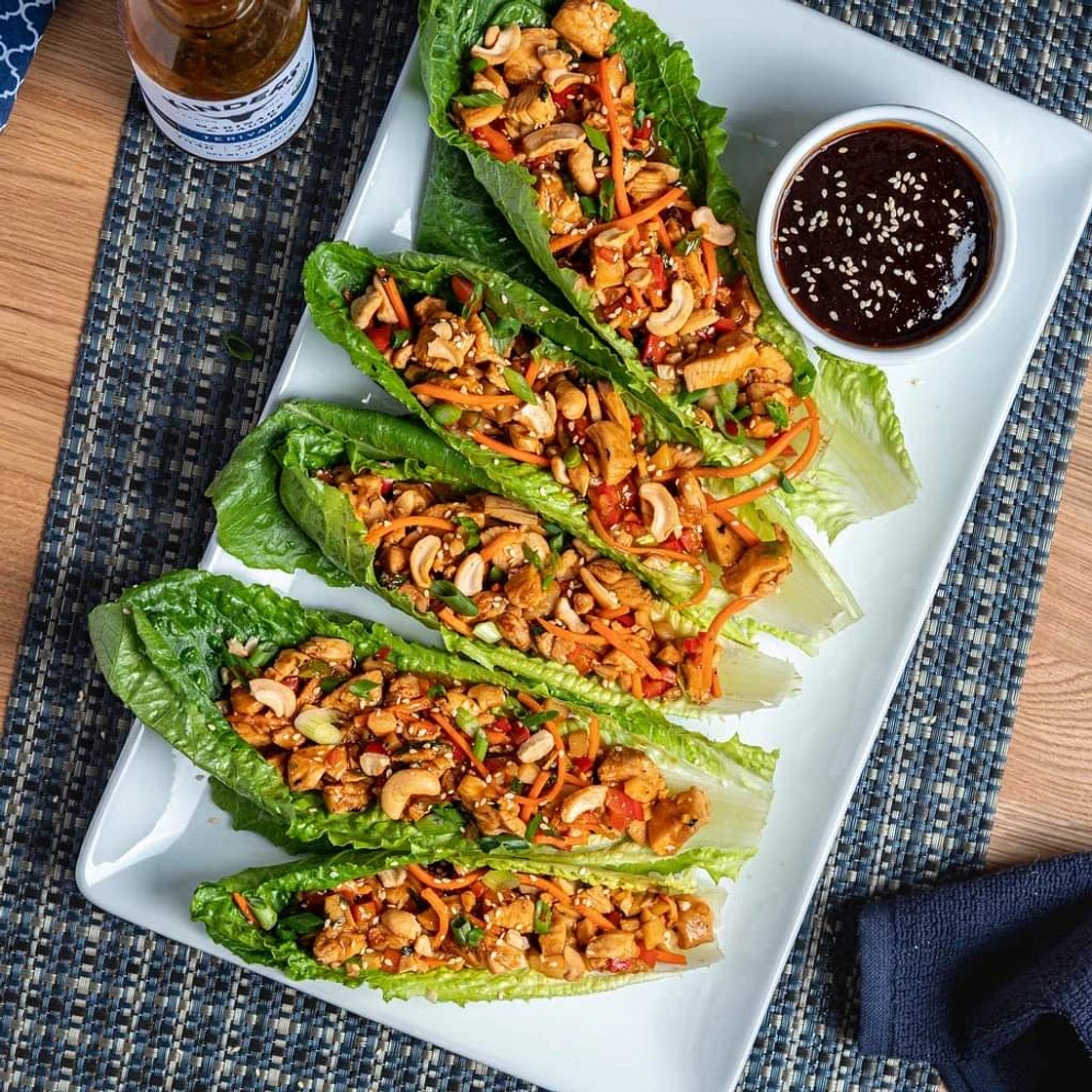 Teriyaki Chicken Lettuce Wraps