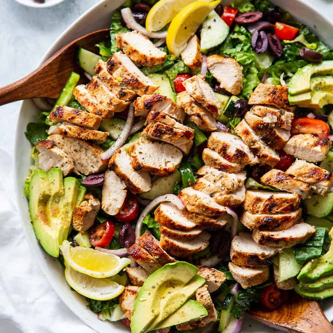 Greek Chicken Salad {Paleo, Whole30, Keto}